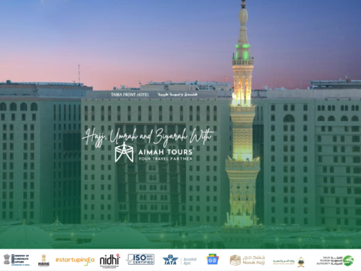 Hajj, Umrah and Ziyarah With taiba front madinah aimah tours