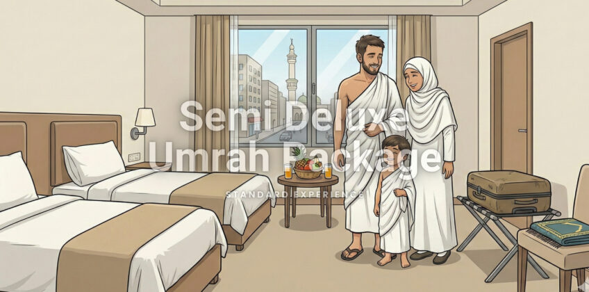 Semi Deluxe Umrah Package From Delhi